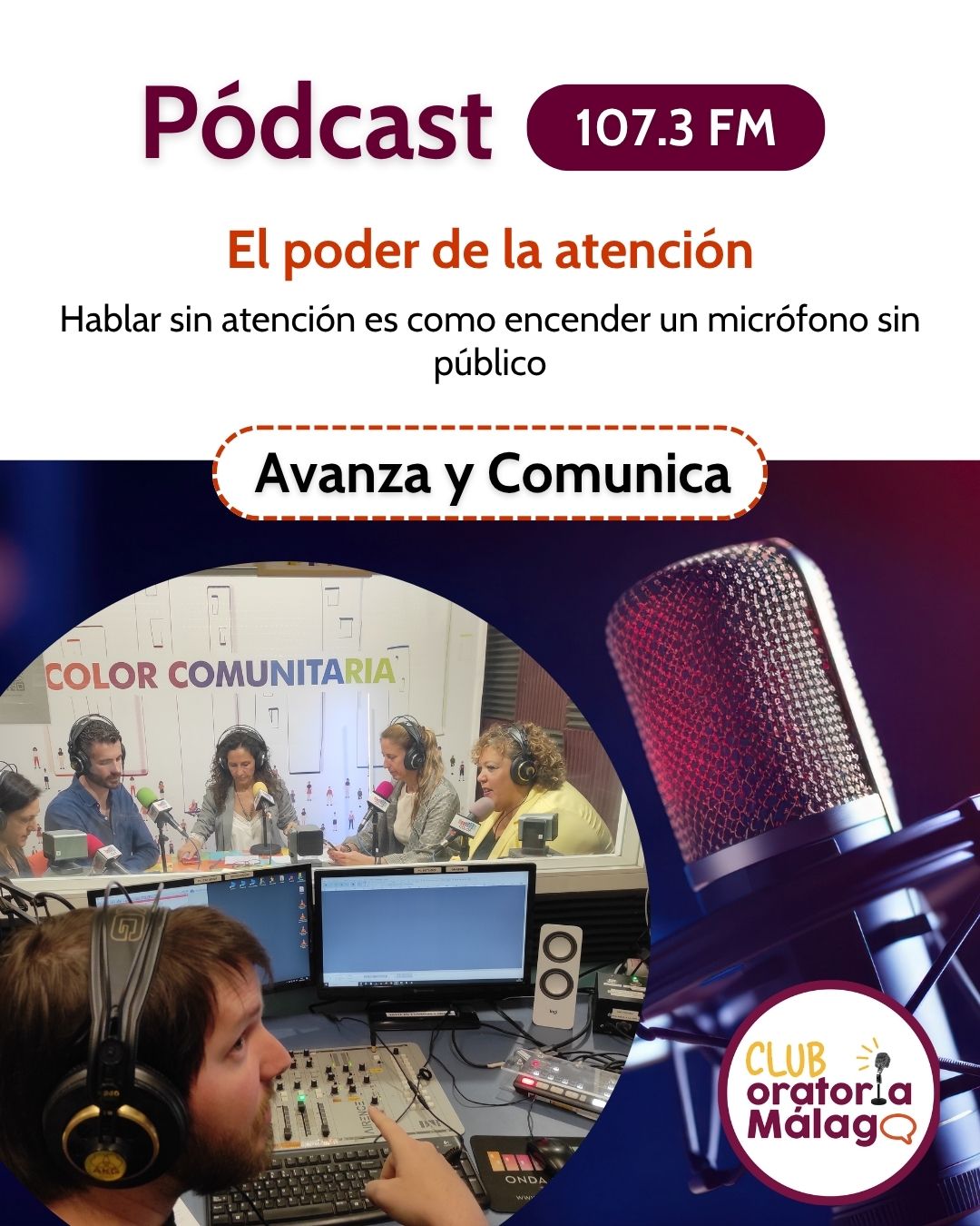 El poder de captar la atención – Podcast Avanza y Comunica (octubre)